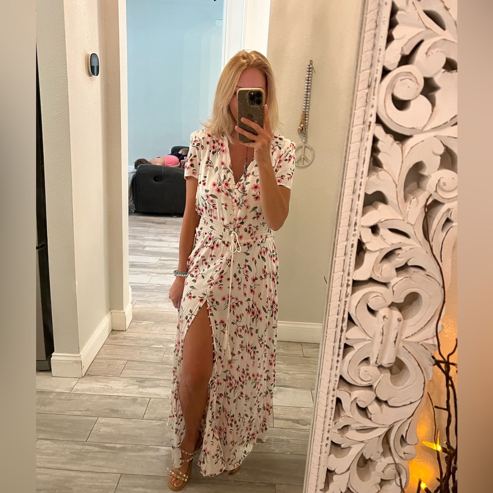 Floral boho dress
